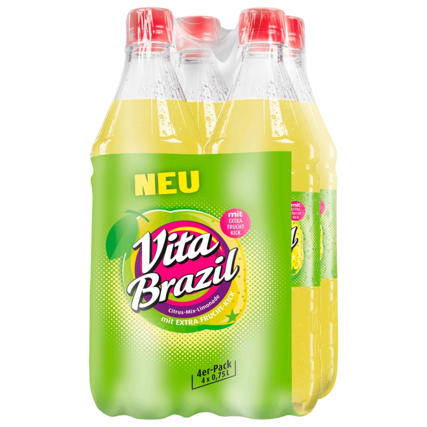 Vita Brazil Citrus-Mix-Limonade 4x0,75l